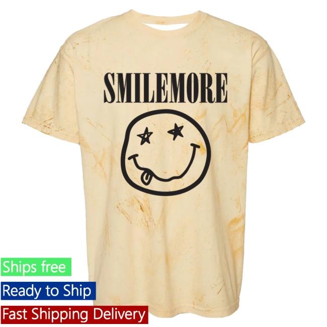 Bunker Branding Smile More Merch Roman Atwood Smells Like Smile More Shirt