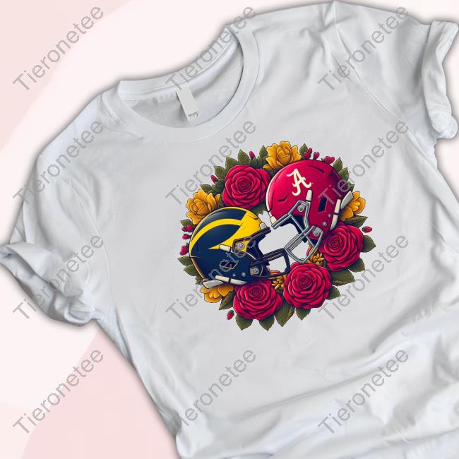 Official Dave Portnoy Michigan And Alabama Football Rose Bowl Game Tee Shirt