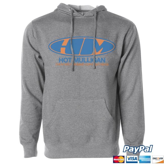Oval Logo Grey Sweatshirt Hoodie Hot Mulligan