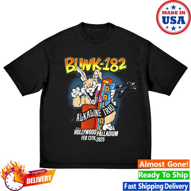 Blink 182 Merch Blink-182 LA Fire Aid T Shirt