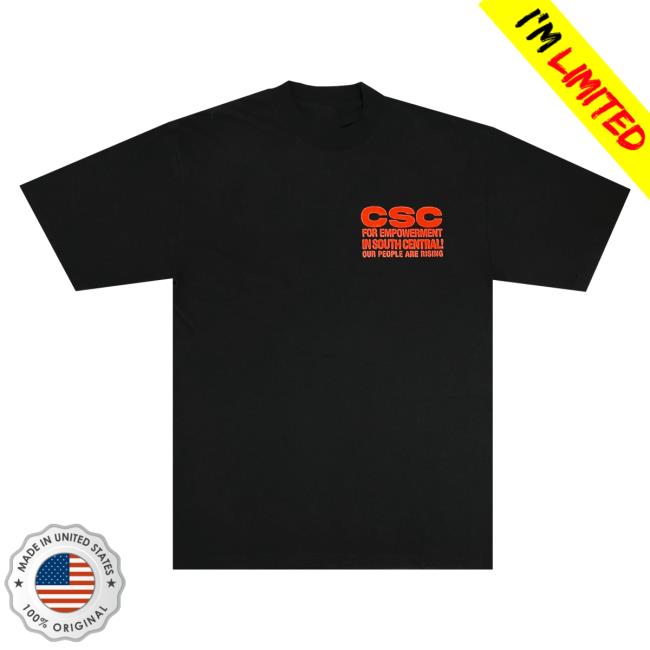 Official Crenshaw Skate Club Empowerment Shirts Black CrenshawSkateClub