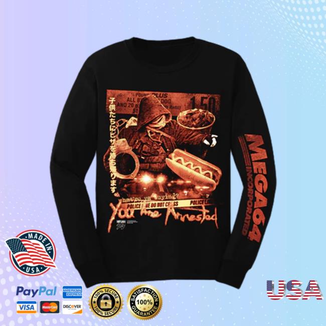 Official Mega64 Merch Merchant Crewneck Sweatshirt Holidays 2023