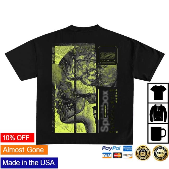 Official Spiritbox Merch Store Spirit Box Yellow Jacket Black Top Shirt Spiritbox Clothing Shop