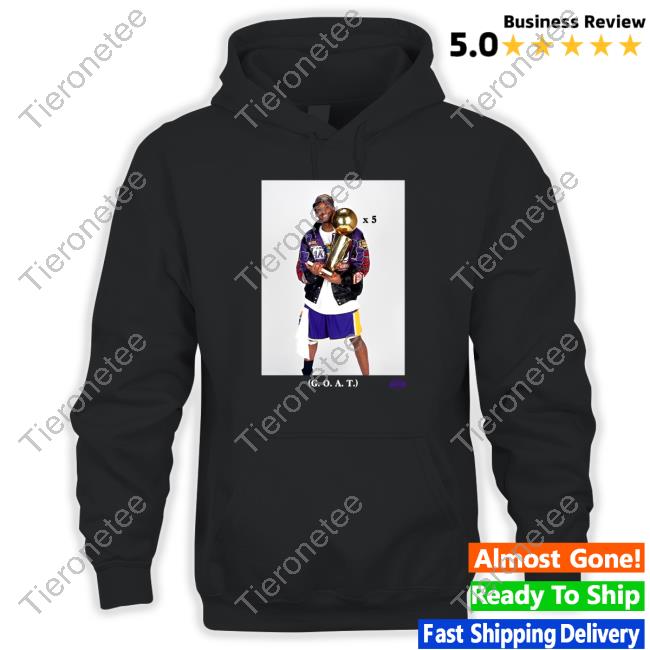 Official Nike Men's Kobe Bryant Los Angeles Lakers Kobe Championship Photo Hot Shirt