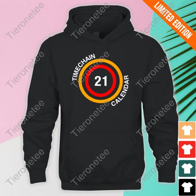 Official Proofofink Store Timechain Calendar 21 Long Sleeve Tee