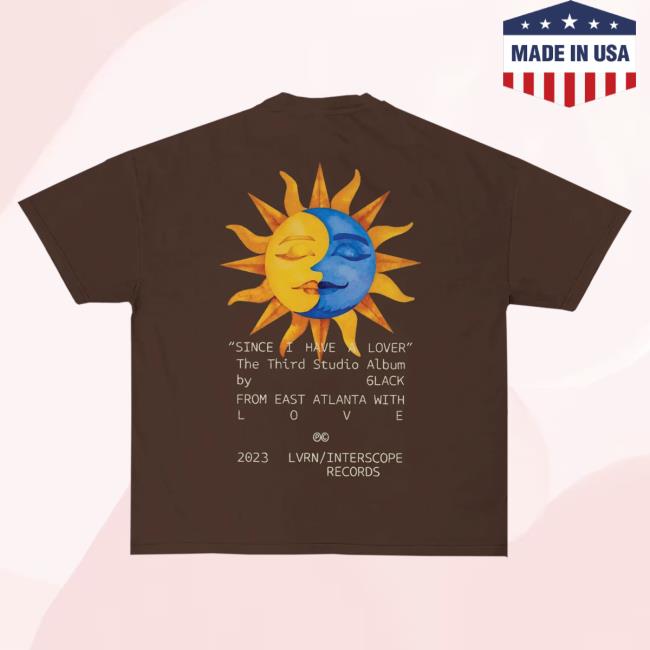 Official 6Lack Store Shop Sihal Sun Attractive Shirt - Chocolate
