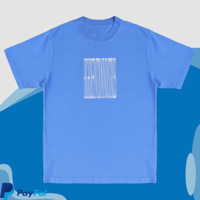 Hiidef Blue Barcode Hoodie