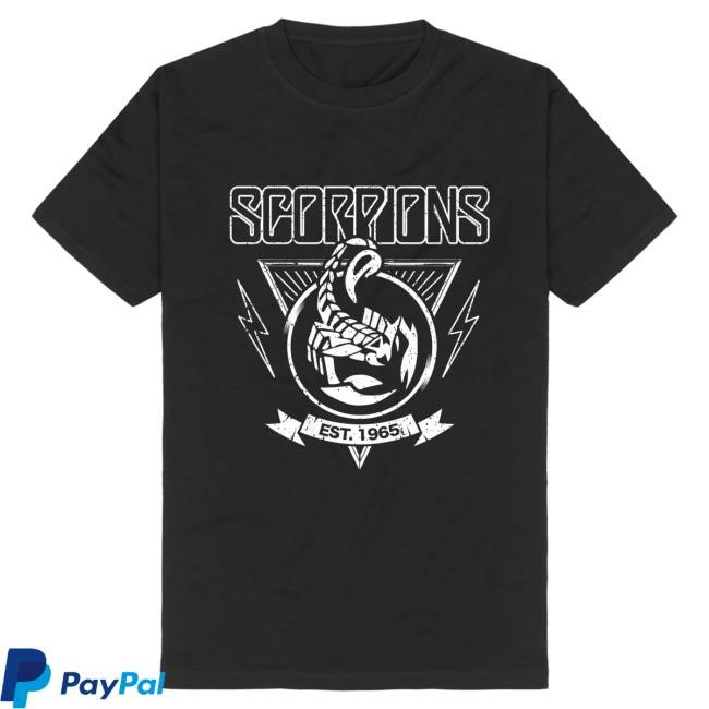 Official Scorpions Store Merch Est 1965 Hot Shirt