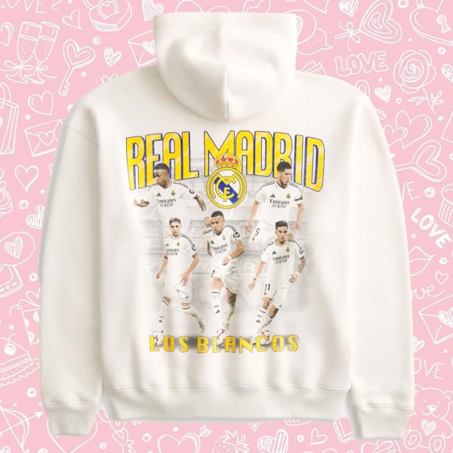 Official Hollister Merch Boxy Real Madrid CF Graphic Hoodie HollisterCo