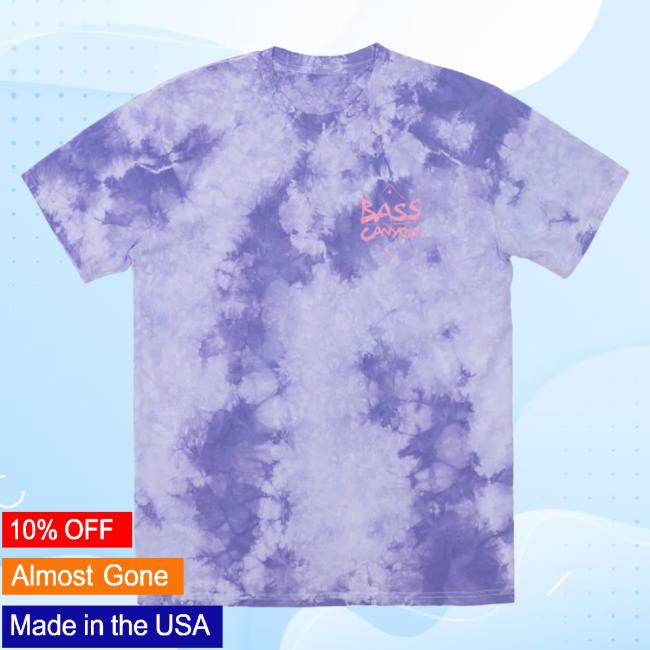 Official Excision Merch Bass Canyon Tie Dye New Shirt Purple