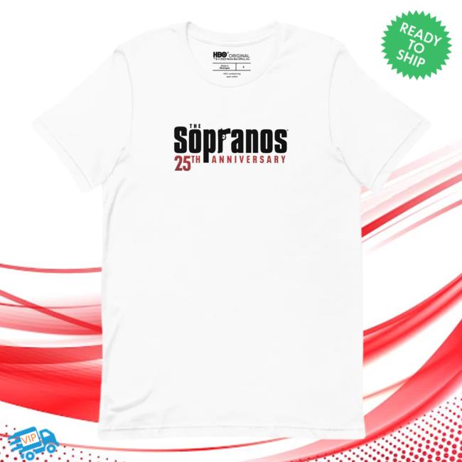 Hbo Shop The Sopranos 25Th Anniversary T-Shirt