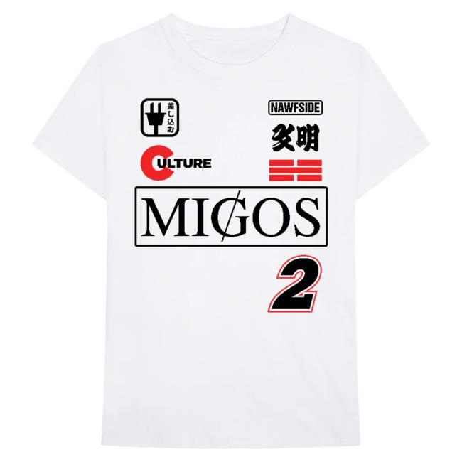 Official Migos Merch Store Shop Migos Culture II Decal Shirt New
