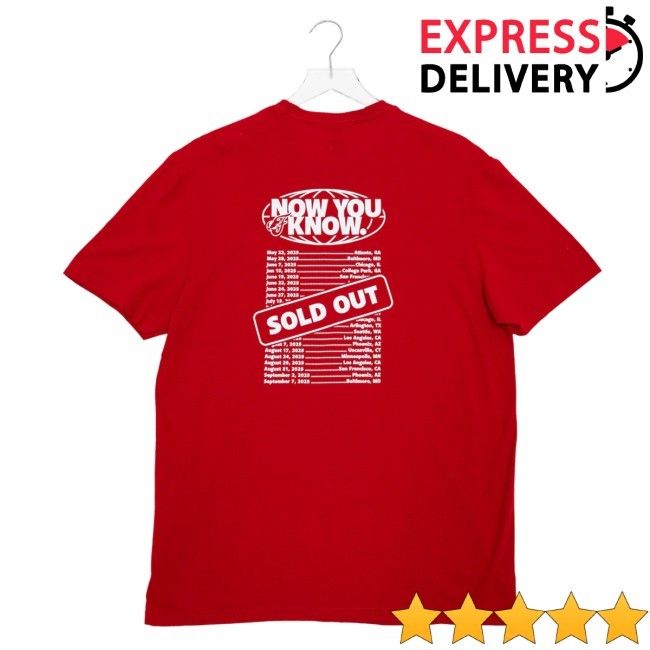 Officia Adult Indiana Fever "Sold Out" Tour T-Shirtl Tee - Fever Team Store