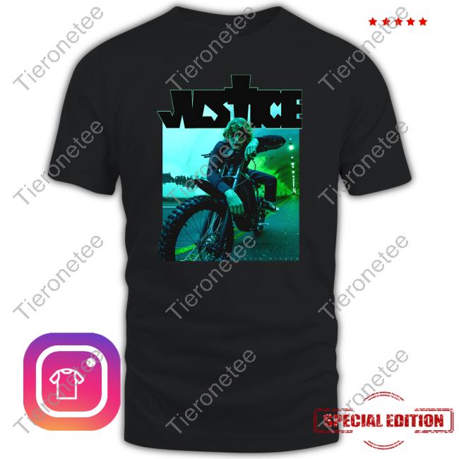 Justin BieBer Dirt Bike Photo Shirt