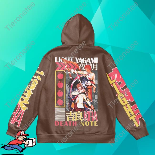Official Anime Ape Clothing Light Yagami Death Note Streetwear Crewneck Animeape