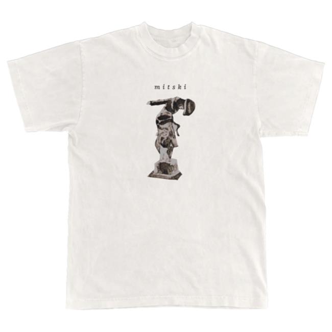 Official Mitski Merch Store Laurel Hell Uk/Eu Tour T-Shirt 2022 (Ivory) Mitski Shop Mitskileaks