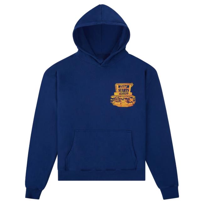 Official Capsule Clothing Store Capsule Nyc Diet Starts Monday Diner Hoodie | Navy CapsuleNyc