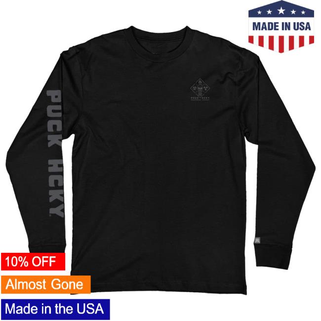 Official Puck Hcky Merch Store Shop 'Equipment Hazmat' Long Sleeve Tee