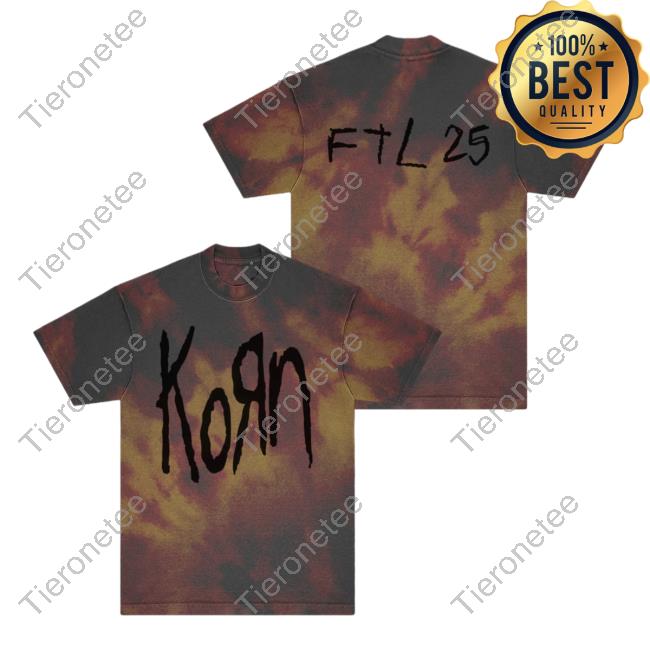 Korn Clothing Store Shop Follow The Leader Ftl 25 Dyed Shirt New Kornwebstore Merch