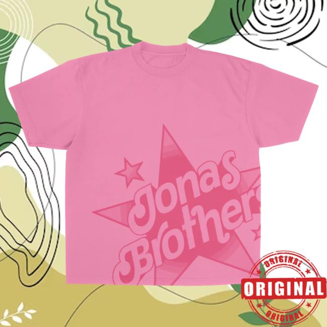 Official Jonas Brothers Merch Shades Of Pink Shirt