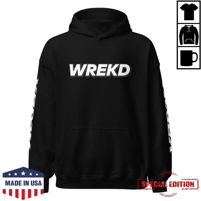 Official Wrekd X Vroom Unisex Sweatshirts Black