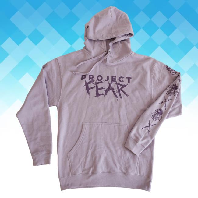 Official Fear Club Merch Store Shop Fear Gear Project Fear - Lavender Pullover Sweatshirt FearGear