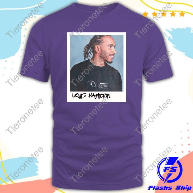 Lewis Hamilton Merch Lewis Hamilton Portrait Shirt