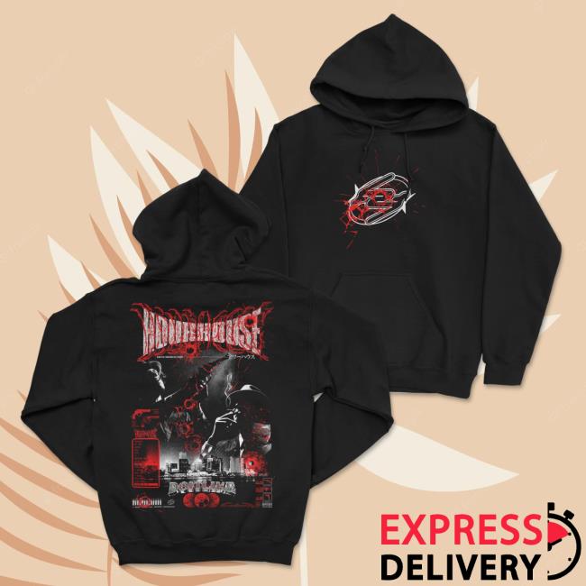 Official Hourhouse Merch Hourhouse Do It Like Hoody Black
