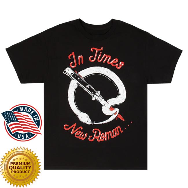 Official Queens Of The Stone Age Merch Store Shop Qotsa In Times New Roman... Q Snake New Shirt