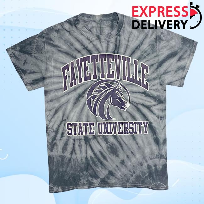 Official Dicks Sporting Goods Tones Of Melanin Fayetteville State Broncos Grey Tie Dye Tshirt Tie-Dye Dickssportinggoods