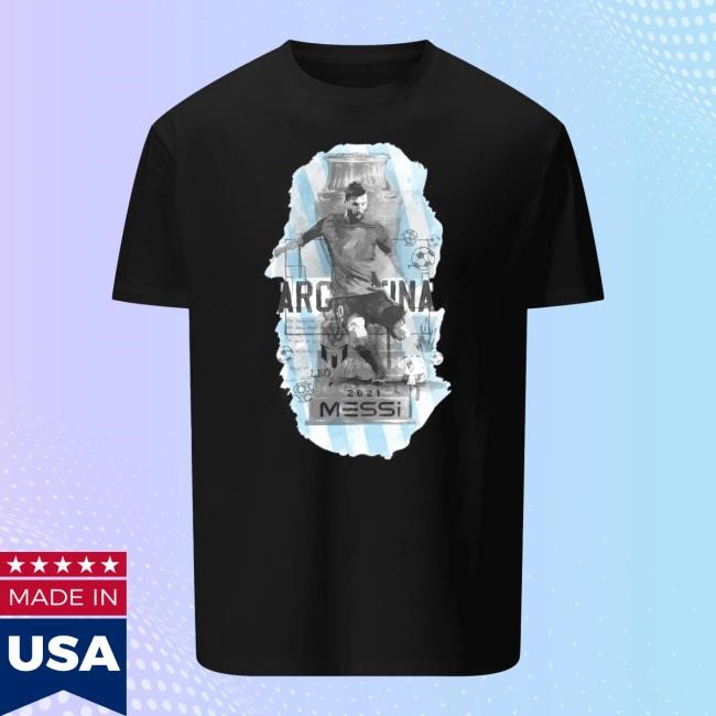 Official Messi Merch Store Copa America Champions Graphic Hot Shirt Messi Clothing Shop