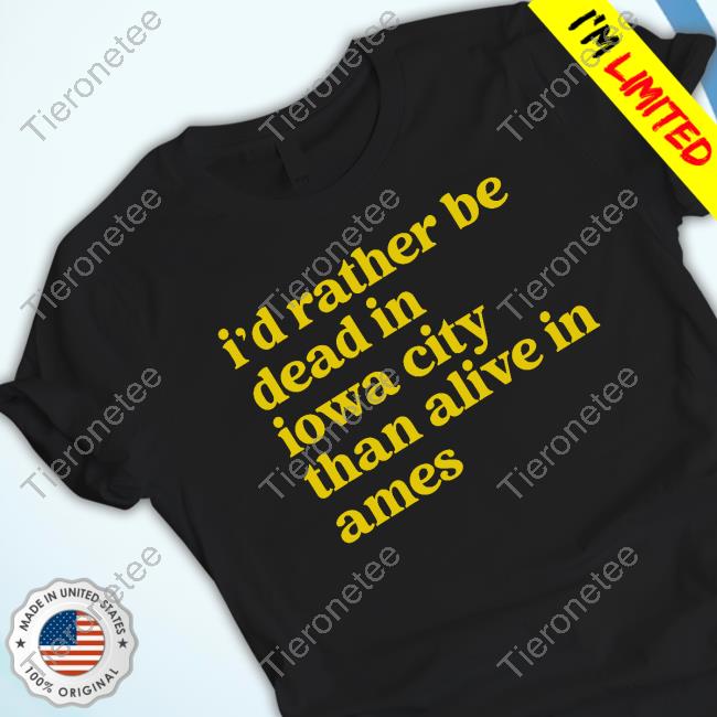 Barstool Sports Merch Rather Be Iowa City Hoodie