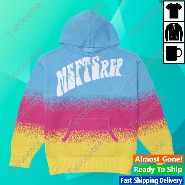 Official Msftsrep Clothing Msftsrep Trippy Summer '23 Knitted Tie Dye AOP Hoodie 3D All Over Print
