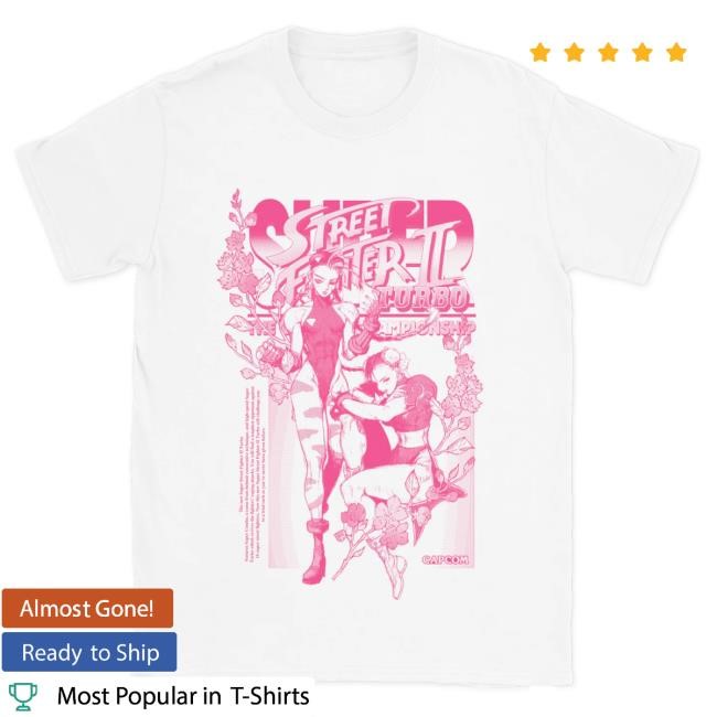 Official Ten/O Street Fighter - 'Cherry Blossom Turbo' Tee - White