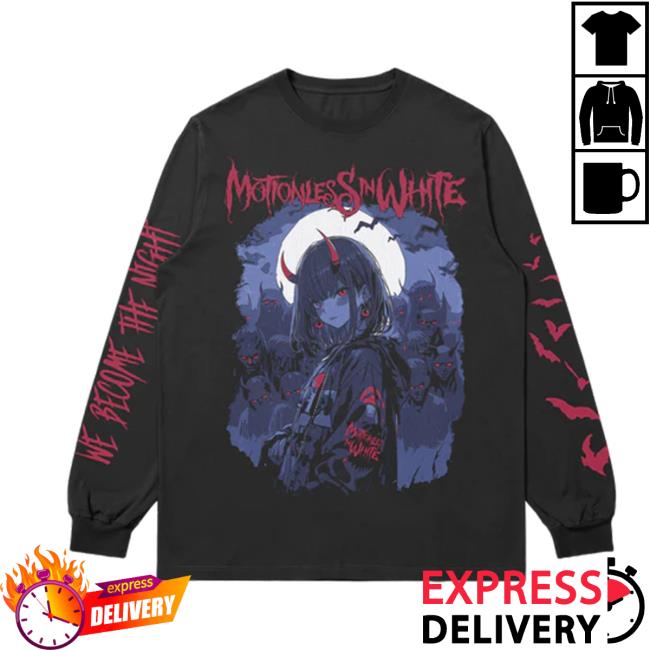 Official Motionless In White We Become The Night Hoodie