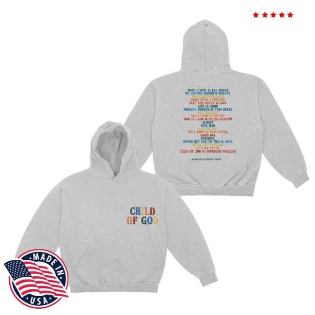 Child of God Tracklist Swearter Hoodie– ForrestFrank