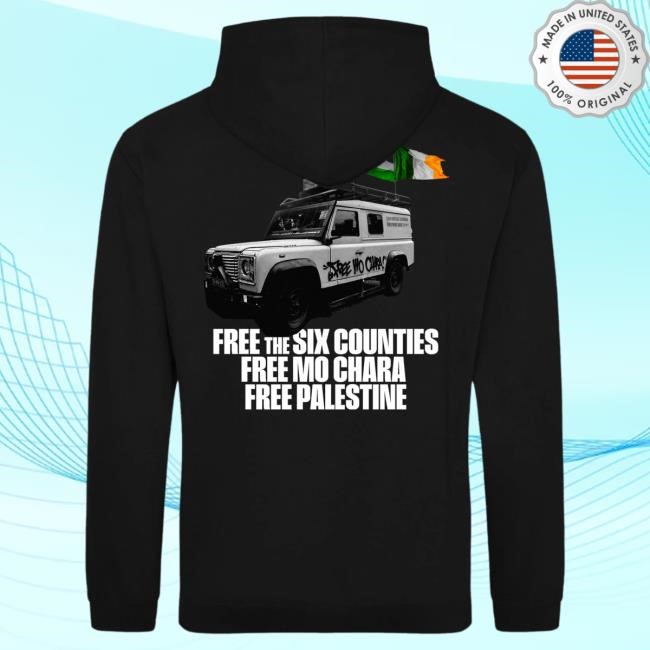 Official Kneecap Merch 'Free The Six Counties' Attractive Hoodie