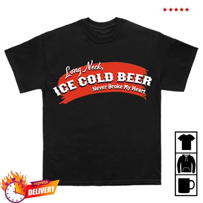 Official Luke Combs Tour Merch 2024 Beer Never Broke My Heart Tour Shirt