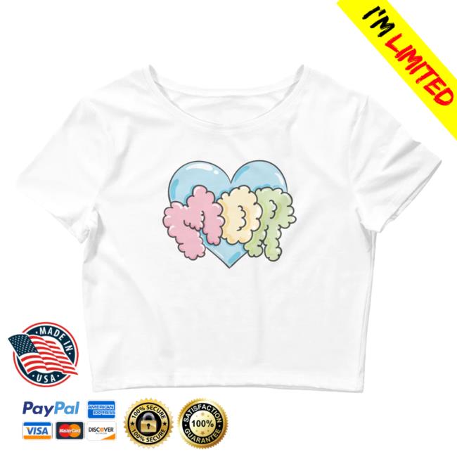 Feid Official Store Inter Heart Mor Crop Top Tee