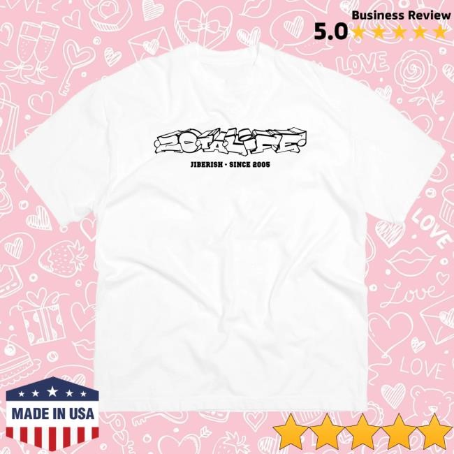 Official Jiberish Clothing Jiberish Stay On Your Grind T Shirt White - 20 Year Anniversary