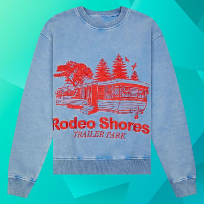 Official Capsule Clothing Store Capsule Nyc Diet Starts Monday Rodeo Shores Crewneck Sweatshirt | Blue CapsuleNyc