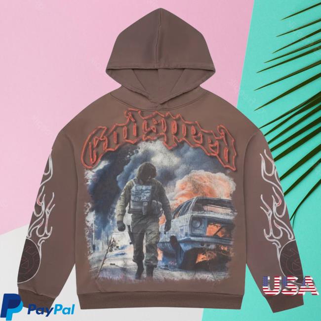 Official Godspeed Nyc Clothing Merch Khaos Top Shirt V2 (Grey Wash)