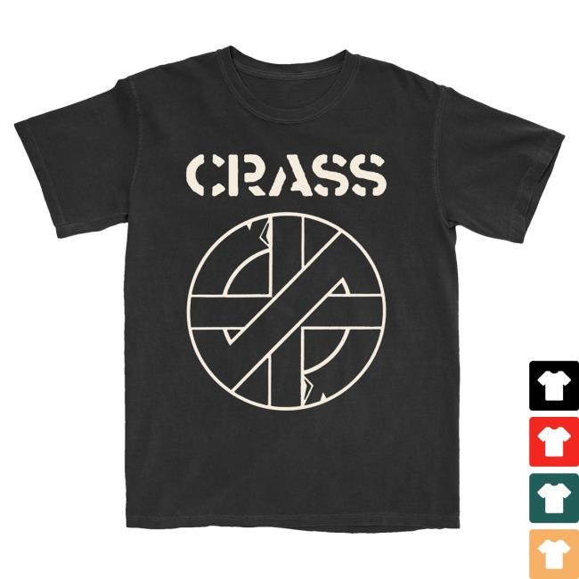 Official Steve Ignorant Crass Stencil Tees