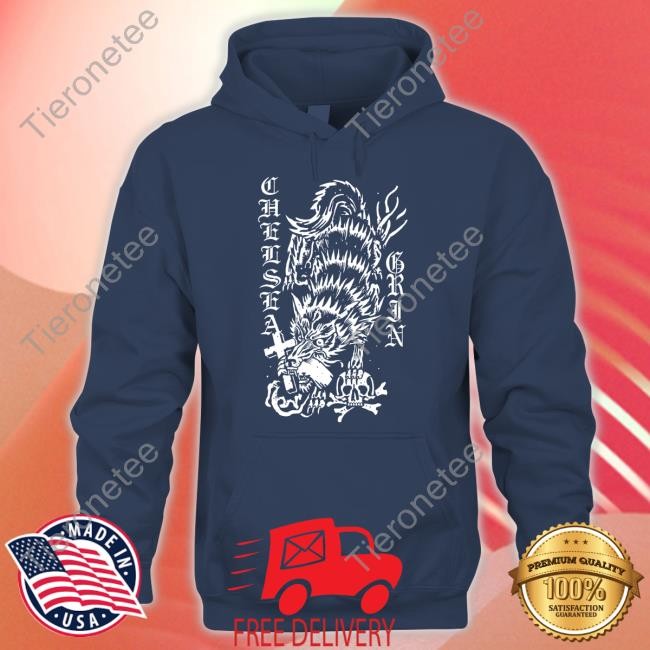 Official Chelsea Grin Lone Wolf Hooded Sweatshirt