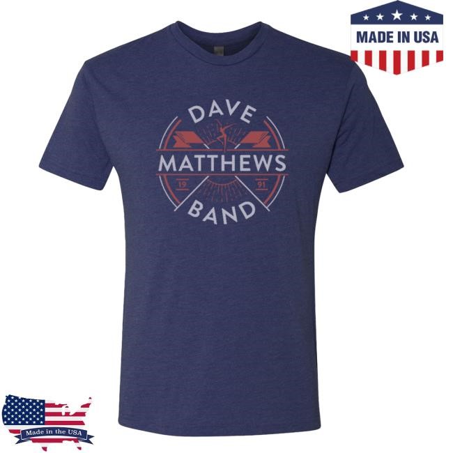 Official Dave Matthews Merch Store Shop Dave Matthews Band Men's Flag Popover Shirt