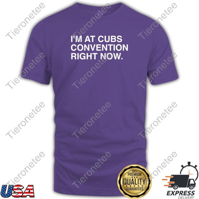 Chicago Cubs Store Merch Shop Obvious Shirts I'm At Cubs Convention Right Now Sweatshirt Chicagocubs