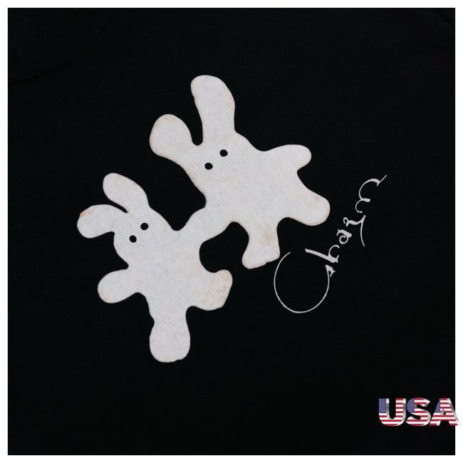 Official Clairo Charm Bunny Shirts (Black)