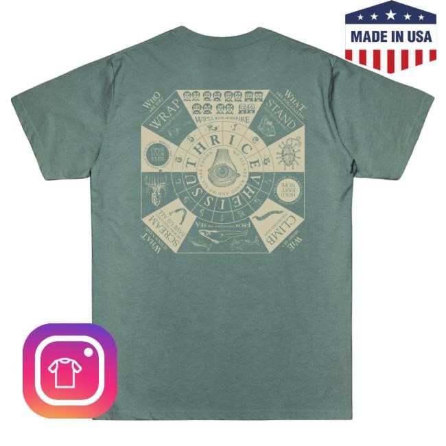 Official Thrice Merch Thrice Vheissu Album T Shirt