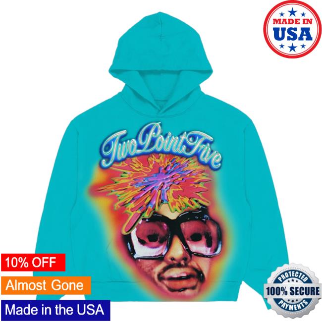 Official Aminé Twopointfive Airbrush Hoodie Teal