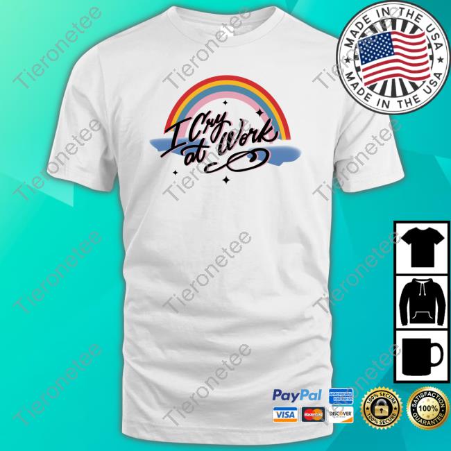 Official I Cry At Work White T Shirts